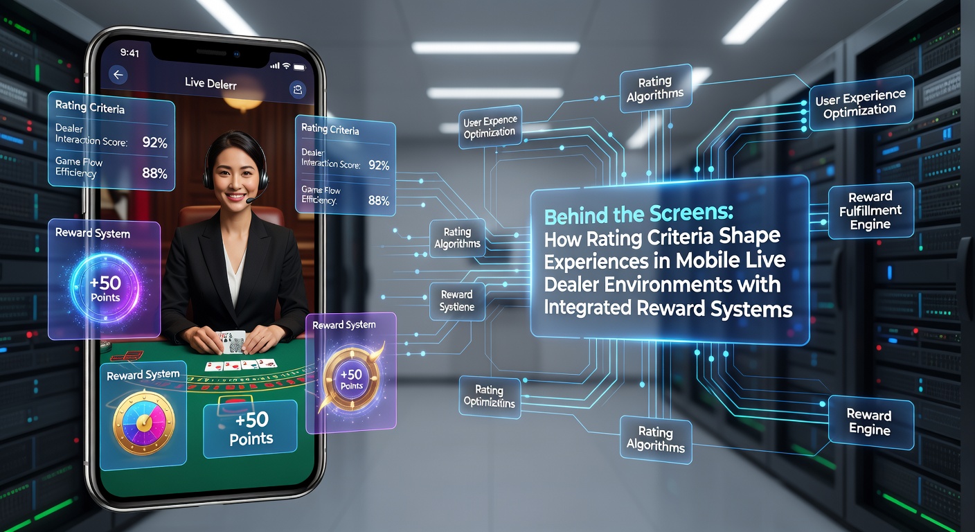 Mobile live dealer interface showing real-time table action and reward progress indicators on a smartphone screen