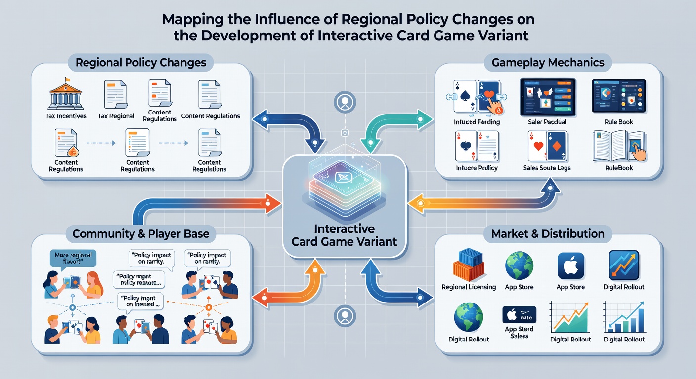 Policy-driven updates to card game interfaces in licensed digital environments