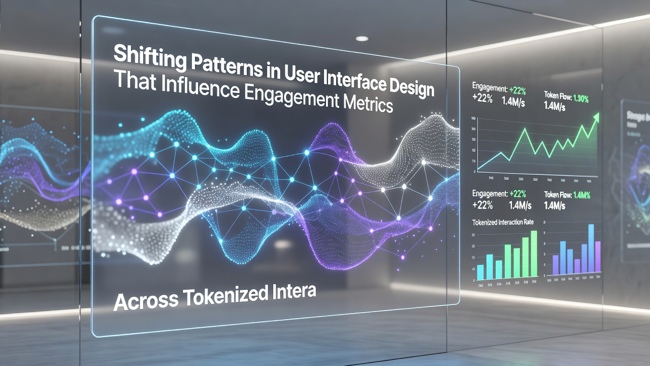 Detailed view of engagement metrics dashboard on a tokenized table platform with UI customization options